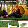 Pillow Waterproof Air Bed Inflatable Mattress Camping Mat Ultralight Sleeping Pad With For Outdoor Hiking Trekking