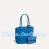 Fashion ANJOU Mini Shopping Tote Сумки Женские Мужские Дизайнерские городские кошельки Набор из 2 предметов с карманом для монет Роскошный клатч CrossBody кожаная сумка через плечо Материнские рабочие сумки