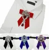 Fashion Bow Tie British Trendy Men Unisex Wedding Banquet Party Tuxedo Jewelry Velvet Crystal Bowtie Topend Luxury Handmade Neck 6089326