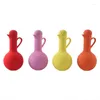 Storage Bottles 500ml Creative Round Belly Long Neck Kitchen Ceramic Cruet Soy Sauce And Vinegar Olive Oil Tank Liquid Seasoning Tool