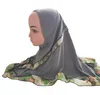 Ethnic Clothing Amira Muslim Kids Girls Hijab Scarf Islamic Arab Head Full Cover Headscarf Shawls Headwrap Caps Headwear Children