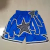 Short de charme à la mode pour hommes, Orlandomagicshorts, poche de basket-ball, Penny 1 Hardaway Tracy McGrady W0225, 2024