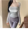 Camiseta sin mangas con tirantes finos para mujer, Top corto sin mangas con tirantes, camisetas sexis informales básicas ajustadas de verano para mujer