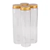 Storage Bottles 12 Pieces 240ml 47 180mm Glass With Golden Aluminum Lids Spice Container Candy Jars Vials For Wedding Gift