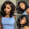 Short Bob Wig 5x5 Closure Body Wave 13x4 Lace Frontal Human Hair Wigs For Black Women PrePlucked