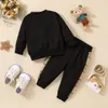 Clothing Sets Hibobi 2pcs born Baby Boy Clothes Cute Bear Long Sleeve Top Pants Infant Sweatshirt Cotton Kids Outfit Set for Autumn 230106