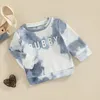 T koszule fokusowe 0 3y Autumn Casual Baby Boys Bluza bluza