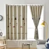 Vorhang Verdunkelungsvorhänge für Wohnzimmer Kinderzimmer Schlafzimmer Moderner Droplight-Druck Weiche Fensterbehandlungsvorhänge 100 Polyester 230105