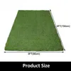 3'x5 'Grass artificiels faux tapis synthétique jardin paysage pelouse tapis tapis tas