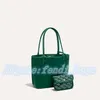 Moda goya anjou mini zakupy torby damskie męskie torebki 2 -częściowe zestaw z monety luksusowe sprzęgło Crossbody Crossbody skórzane ramię worki robocze