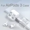 För AirPods Pro 2 2nd Generation Air Pods 3 Earphones Airpod Pros ANC Volymkontroll Hörlurtillbehör Silikon Skyddstäckning Stuffsäker fodral