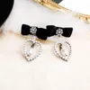 Boucles d'oreilles clous acier inoxydable japonais romantique jolie fille perle strass nœud pêche coeur princesse cadeau pour elle