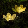 Meta Lampada da fiore vintage Decor Palla di vetro incrinata Impermeabile LED giallo caldo per illuminazione esterna da giardino interna decorativa