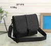 Messenger Bags M45911 Designers Mens Shoulder Cross Body Bag Eclipse Canvas Leather Black Purse Men Luxurys Postman Satchels L crossbody wallet