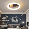 Taklampor Moderna dekorativa barn LED -lampor Salong för rummet Dekoration inomhusbelysning