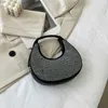 Bags Popular Bright Diamond Small Bag Women 2023 New Fashion One Shoulder Underarm Chain Crossbody Handbag