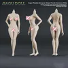 Action Toy Figures 1/6 Super Flexible European Female Large Bust Seamless Body 12 '' Action Figure med löstagbar/icke löstagbar fotmodell 9 Skins T230105