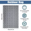Carpet Picnic Blankets 120 x 180cm Reversible Floor Mat Recycled UV Resistant Rugs Outdoor Plastic Rug Foldable 230105