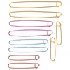 ベルトかぎ針編みホルダー編みホルズマーカーマーカー針安全性ベントDIYアクセサリー概念ケーブル織り金属リングフックアルミニウム