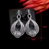Stud Earrings ASNORA Fashion Geometric Long Drop For Women European Style Party Exaggerated Jewelry 00777