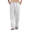 Pantaloni da uomo Beach Summer Poliestere Pantaloni traspiranti che assorbono il sudore Comodo Basic Casual Gamba larga Uomo 2023