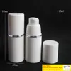 15ml 30ml 50ml High Quality White Airless Pump Bottle Travel Refillable Cosmetic Skin Care Cream Dispenser PP Lotion Packing Container