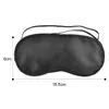 Masques de sommeil Black Eye Mask Polyester Éponge Shade Nap Er Bandeau Pour Slee Travel Soft 4 Layer Dhs Drop Delivery Santé Beauté Visio Dht40