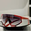 Fashion Eyeglass Occhiali Linea Rossa Impavid Bandbredd Frontskydd Aktiv geometri solglasögon för män och kvinnor Holiday Beach Riding Glasses SPS04W XW1O