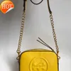 Uxury Designer Schoudertassen Crossbodytas Handtassen Tote 2024 Nieuwe Damestextuur Koeienhuid Gouden Ketting Schouderriem Cameratas Geschenkdoos Fabriek Directe Verkoop