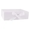 Jewelry Pouches Gift Box With Ribbon Decorative Reusable Easy Assemble Large Storage For Birthday Party Engagement Bridemaid Gifts