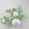 Decorative Flowers 3 Small Dew Lotus Simulation Home Decoration Flower Victoria Rose Wedding Living Room Table