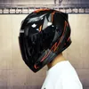 Caschi per pattini Brand Genuine JIEKAI 316 Casco integrale per moto da uomo di alta qualità Racing DOT Capacete Casqueiro Casque 230106