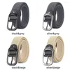 Cinture Moda Casual Design vintage Cintura intrecciata in nylon Cintura da donna Cintura con fibbia ad ardiglione Cintura in tessuto