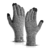 Guanti ciclistici touch screen con dita a maglia a maglia piena lana calda guance da esterno da esterno Giove anticante Autunno Inverno