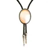 Noeuds papillon Vintage Agate Art Bolo Tie pour hommes femmes à la main nouveauté cravates cadeaux de fête de mariage accessoires de bijoux de mode