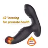 Articles de beauté Masseur de prostate masculin Tickle Anal Vibrator Butt Plug Chauffage Vibration Doigt Pull G-Spot Stimulation Adulte 18 jouets sexy pour hommes