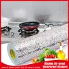 Wall Stickers Self Adhesive Kitchen Oil-proof Anti-fouling Heat Resisting Aluminum Foil Gas Stove Cabinet Hearth Wallpapers