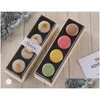 Cupcake Beautif Aron Packing Box Wedding Party Dessert 4 Pack Cake Storage Biscuit Trädekoration Bakning Tillbehör VT1888 Drop DHZCJ