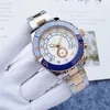 Męskie zegarek designer luksusowe zegarki 42 mm ruch ślizgowy Pasek ze stali nierdzewnej Automatyczne mechaniczne mechaniczne światło wodoodporne Waterproof Ruch Mężczyzn