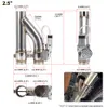 Universal Stainless Steel 304 Electric Exhaust pipe 2" 2.25" 2.5" 3.0" Cutout E-Cut Out Dual-Valve Remote Wireless New PQY-EMP84/85/86/87/90/76/77