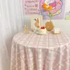 Mesa de mesa estilo coreano estampado de flores café cojín té picnic 230105