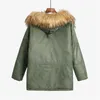 Herrenjacken N3B Winter ALASKA Mantel Herren Pelzkapuze Slim Fit Dicker Parka Gepolsterte Militärjacke für kaltes Wetter 230106