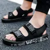 Sandals P84 Style Beach Shoes Men's Summer Flat Bottom Buckle Home Comfortable Wear-resistant Tide