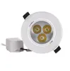 Ventes chaudes 9W 3X3W Dimmable Led Downlights Plafonnier Blanc Shell 45 Angle 600LM Led Down Lights AC 110-240V