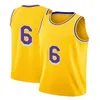 Баскетбольные майки LeBron 2023 мужские желтые 22 23 City Black Mamba Embroidery Edition с вышивкой 8 24