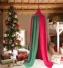 Crib Netting Christmas Deco Gift Hanging Canopy100 Premium Muslin Cotton Bed Baldachin for Baby Kids Room 230106