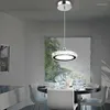 Pendant Lamps Modern LED Crystal Glass Hanging Lamp Chandelier Ceiling Light Restaurant Bar