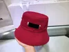 Kvinnor Män Designer bucket hatt Par Mode Brevbroderi Hattar med bred brätte