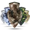 dustproof Triangular scarves bandage Camo Masks Tactical Army Scarf Face Mask outdoor Cycling Neck Gaiter Magic scarf