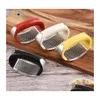 Fruit Vegetable Tools Portable Stainless Steel Garlic Press Chooper Hand Garlics Grinder Grater Cutter Slicer Kitchen Gadget Vt067 Dhwtv